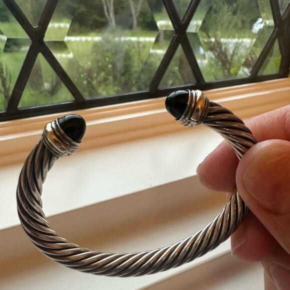 David Yurman Silver and Black Bracelet - Picture 8 of 8